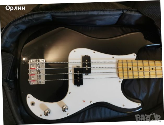 SX Precision Bass + калъф + кабел + резервни струни, снимка 3 - Китари - 45283456