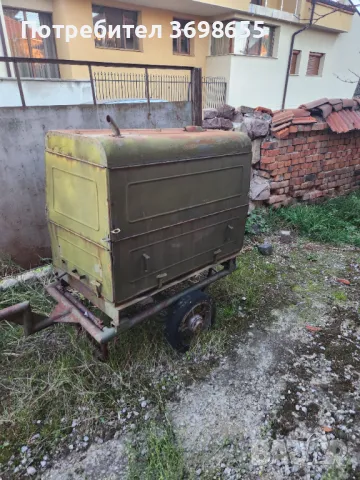 Военна бензинова помпа за вода, снимка 1 - Антикварни и старинни предмети - 47728526