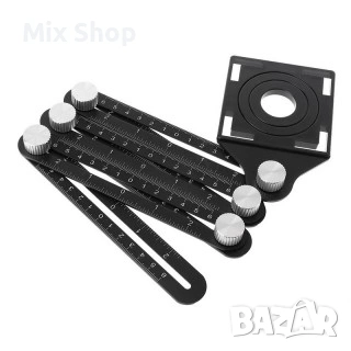 Нов Шаблон за пренасяне на ъгли и отвори - 6 рамена, алуминиев., снимка 2 - Други стоки за дома - 54062973