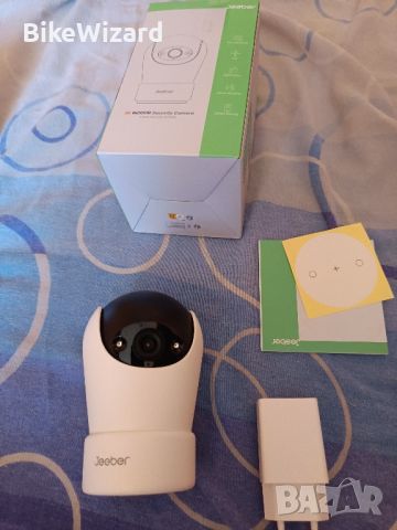 Jeeber  D90 камера за дома с приложение Въртяща се на 360 градуса WiFi, снимка 5 - IP камери - 46360157