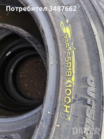 235 55 18 MICHELIN 2бр зимни , снимка 4 - Гуми и джанти - 52547613