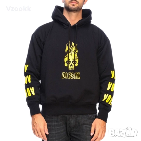 Мъжко горнище Diesel Skull Flaming | L размер