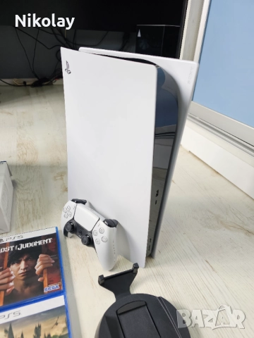 Playstation 5 дискова версия, пълен комплект със 6 игри, снимка 4 - PlayStation конзоли - 52708780