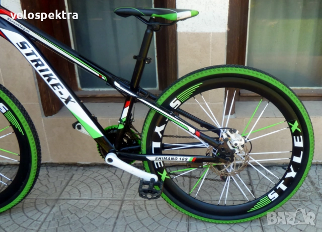 СТРАЙК Екс ! 26 цола ! 2х6 скорости ! Диск ! Германия!, снимка 6 - Велосипеди - 51583296