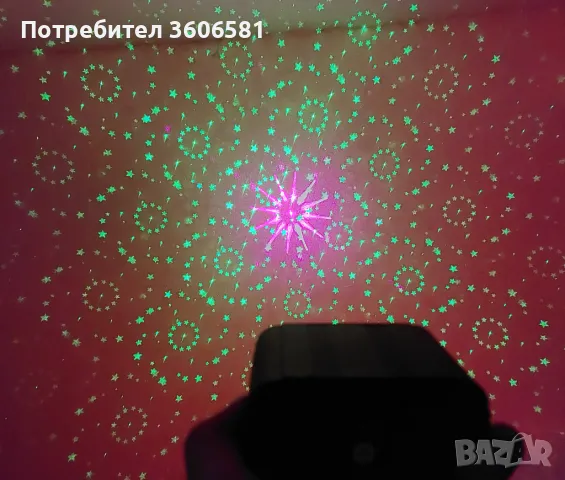 DJ Disco Laser за партита с вградена презареждаща се акумулаторна батерия и ефект според звука, снимка 12 - Друга електроника - 48420593