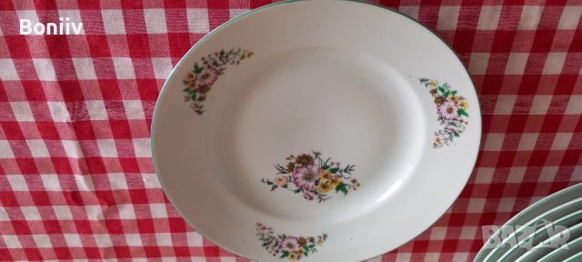 Чинии български порцелан, снимка 4 - Чинии - 52422197