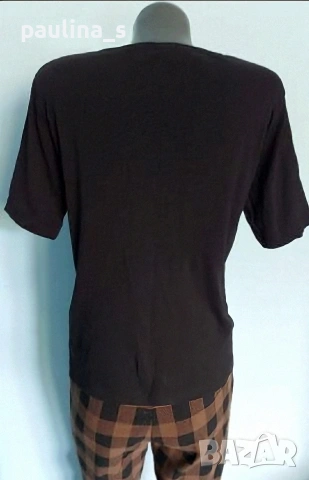 Три различни броя / Черна тениска тип туника "Janina", "Schiesser" и "K-town" / голям размер , снимка 17 - Тениски - 46943793