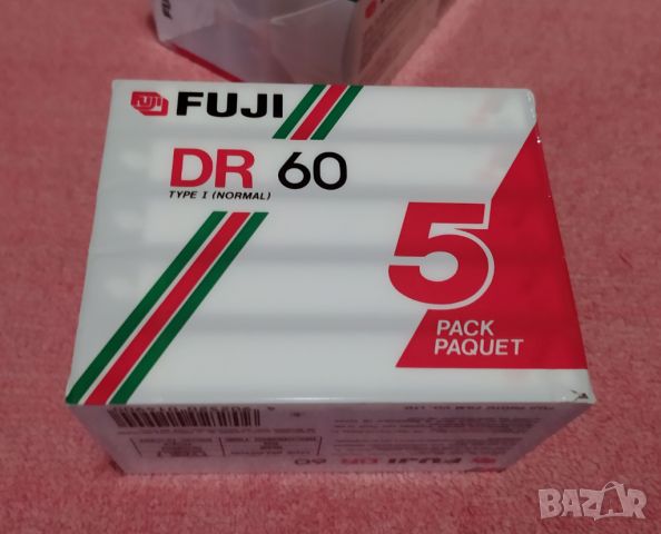 FUJI DR 60 Пакет от 5 бр. нови аудио касети, снимка 3 - Аудио касети - 46280338