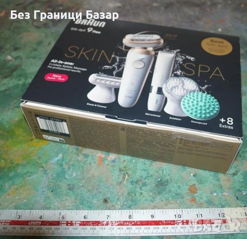 Нов Епилатор Braun Silk-épil 9 SES9-481 3D Гъвкав за Гладка Кожа Браун обезкосмяване жени, снимка 9 - Епилатори - 45513568