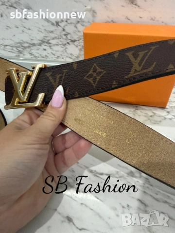 Louis Vuitton колан естествена кожа в кутия, снимка 4 - Колани - 53652704