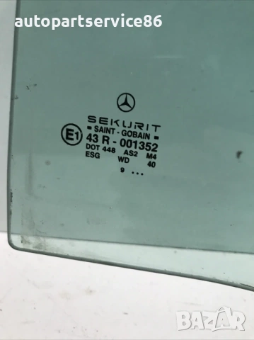 Прозорец стъкло задна лява врата за Mercedes A Class W168 (2001) , снимка 2 - Части - 54135579
