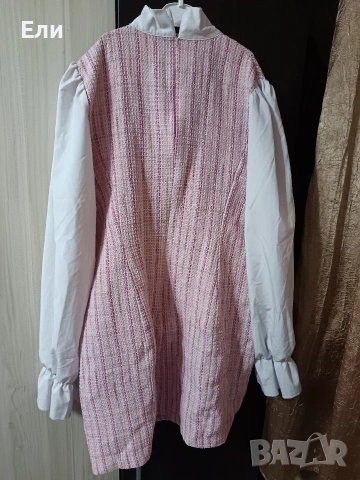 Дамска карирана рокля 2ХЛ , снимка 3 - Рокли - 53055975