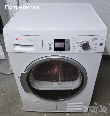 Продавам Кондензна Сушилня BOSCH Logixx 8 Sensitive 7кг с Термопомпа А+, снимка 11 - Сушилни - 54038364