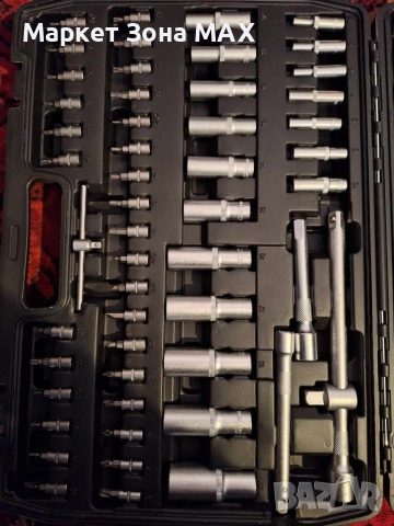 Куфар с инструменти Гедоре 172 части с 3 броя тресчотки, снимка 2 - Други инструменти - 52872098