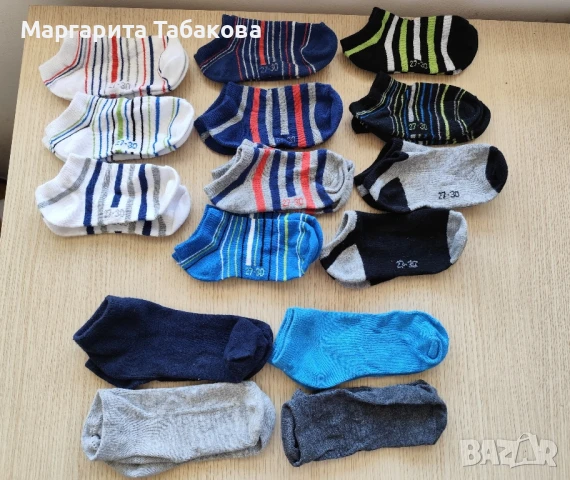 Огромен лот чорапи за маратонки 27-30 размер