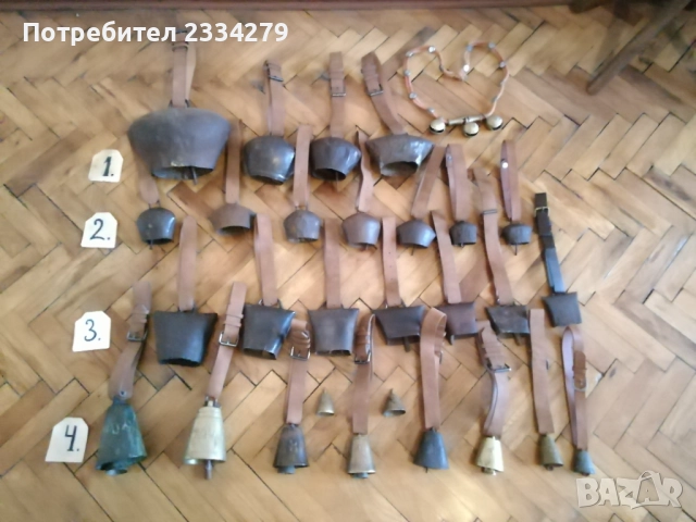 Стари хлопки, звънци, чанове, тюмбелеци. , снимка 2 - Антикварни и старинни предмети - 52121983