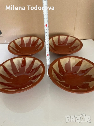 Керамични купички - 4 бр., снимка 2 - Сервизи - 53711175