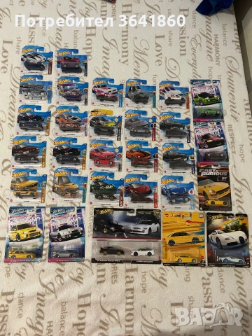 Hot wheels колички 