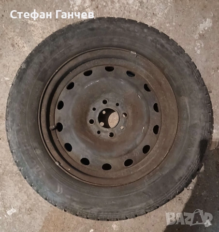 4 бр. зимни гуми с джанти 195/65 R15 от Ситроен Пикасо, снимка 3 - Гуми и джанти - 54016727