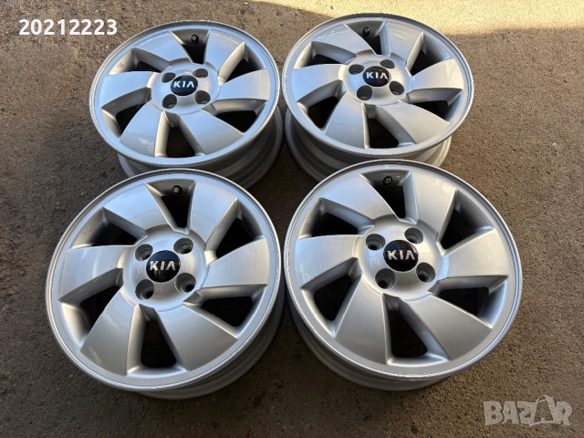 4 броя алуминиеви джанти за Kia Picanto I,15, снимка 2 - Гуми и джанти - 52224111