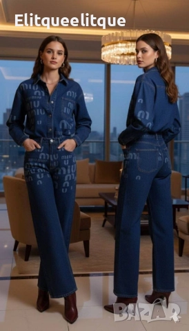 дамски комплекти деним miu miu, снимка 2 - Спортни екипи - 52283475