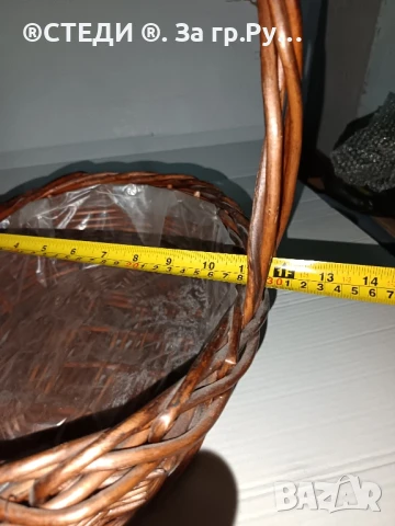 Ратанова кошница, снимка 6 - Декорация за дома - 50926817