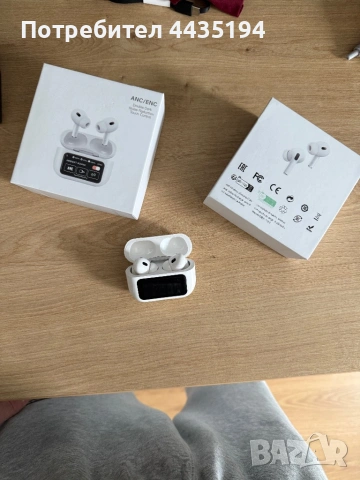 Безжични слушалки Pro 2 с ANC и дисплей на кейса