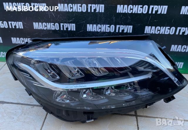 Фарове Led фар за Мерцедес Ц205 фейс Mercedes C-класа W205 facelift , снимка 4 - Части - 37308386