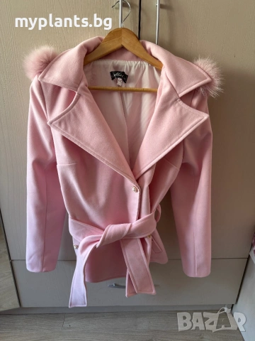 Страхотно розово палто Mon Cher