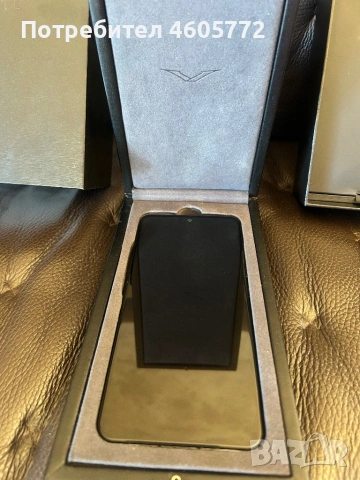 Чисто нов VERTU/ВЕРТУ-Ivertu calf leather gentleman blue, снимка 5 - Vertu - 53662866