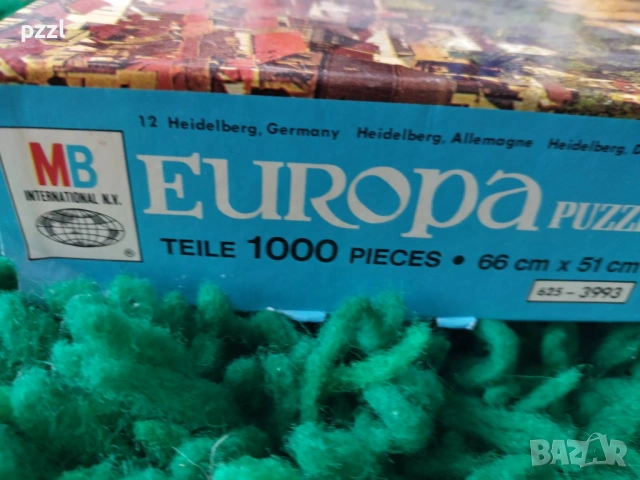 Пъзел "Heidelberg” MB 1972г. 1000 части, снимка 5 - Пъзели - 53873285