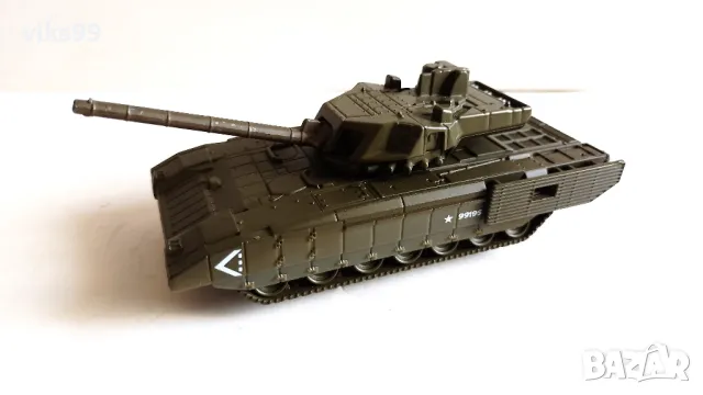 Метален Военен Руски Танк T-14 ARMATA WELLY, снимка 2 - Колекции - 47862593