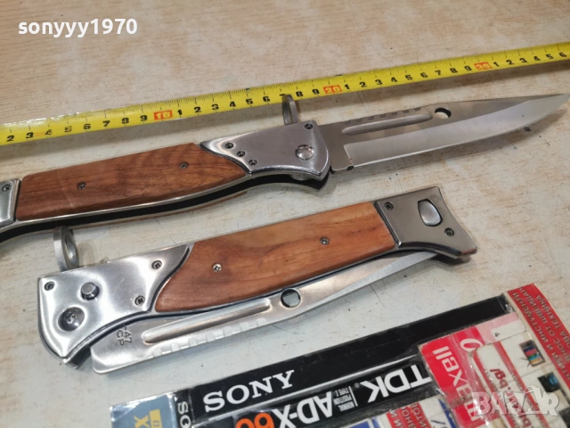 автоматичен нож голям 1бр 2402261728, снимка 2 - Ножове - 53608375