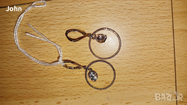 Сребърни Обеци от Англия, снимка 10 - Обеци - 52732590