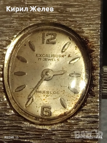 Стар механичен часовник дамски Eskalibur SWISS MADE за КОЛЕКЦИЯ 51475, снимка 2 - Антикварни и старинни предмети - 52334282