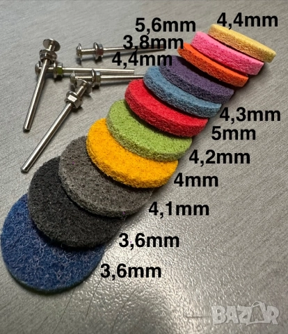 11бр абразивни полиращи дискове, снимка 2 - Полирмашини - 52251488