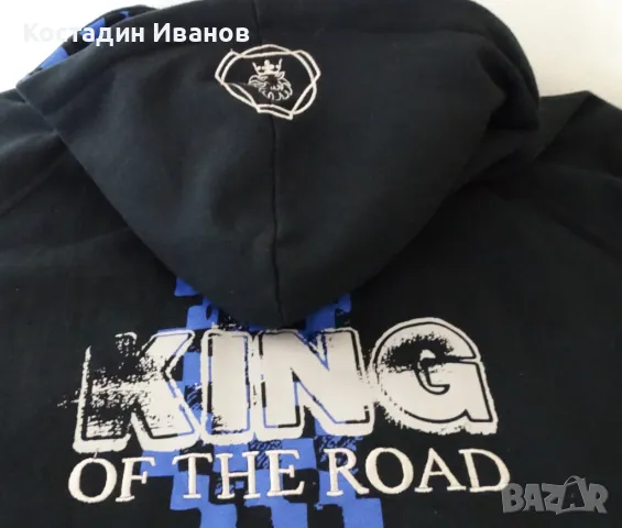 Оригинален Scania King of the Road тир мъжки суичър, снимка 6 - Суичъри - 47001166