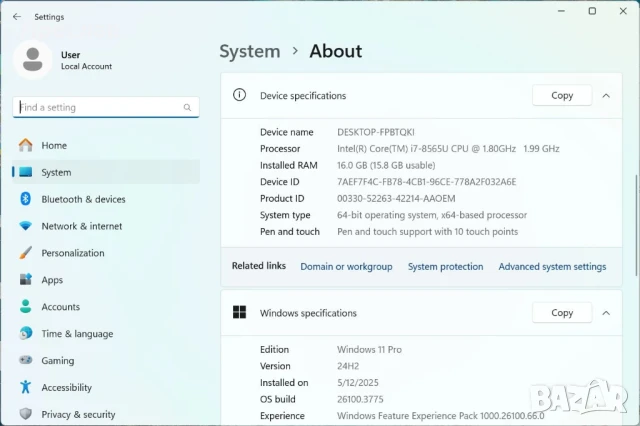  Продавам HP EliteBook x360 1030 G4 i7-8565U/16GB DDR4/512GB SSD, снимка 10 - Лаптопи за работа - 50793494