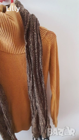 Пуловер и шал за 4 евро, снимка 2 - Блузи с дълъг ръкав и пуловери - 53143744