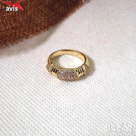 Пръстен с 14К златно покритие 224858