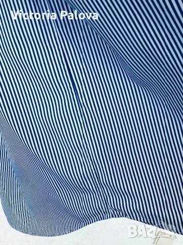 Луксозна скъпа риза VAN LAACK тънко райе, снимка 12 - Ризи - 49745987