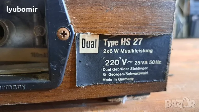   Dual Hs-27, снимка 15 - Грамофони - 50187158