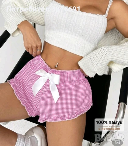 Къси памучни панталони лукс, снимка 3 - Панталони - 51325399