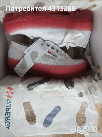 Superga N36 ,37 кецове, снимка 4 - Кецове - 50538552