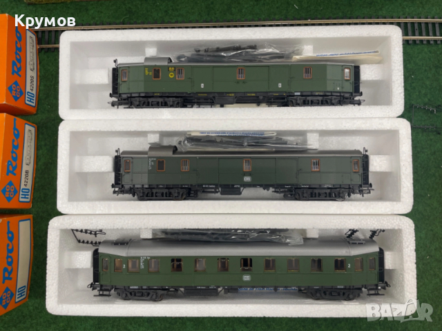 Вагон пътнически поща 4-осен Роко HO 1:87 влак ЖП модел кутия нов, снимка 2 - Колекции - 53639769