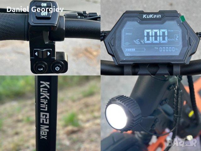 БЕЗПЛАТНА ДОСТАВКА! KUKIRIN G2 MAX 2025 1000W В ГАРАНЦИЯ / КАТО НОВА , снимка 9 - Велосипеди - 52958480
