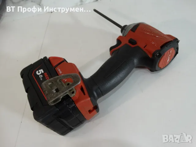 Milwaukee M18 FID 2 + 5.0 Ah - Импакт драйвер, снимка 5 - Други инструменти - 46422456