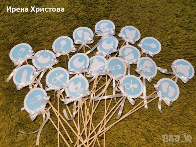 Банери и топери за погача, кръщене, посрещана на бебчо , снимка 6 - Други - 52798884