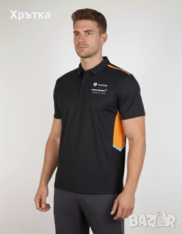 McLaren Racing Team Polo - Оригинална мъжка тениска с яка р-р XL