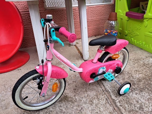 Детски велосипед B-TWIN 14", снимка 2 - Детски велосипеди, триколки и коли - 45542475